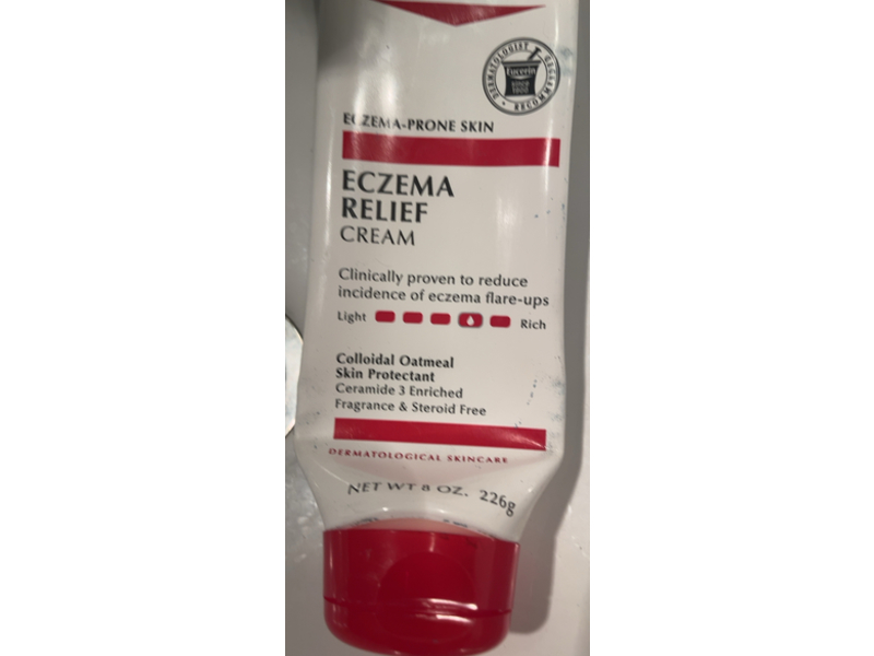 Eucerin Eczema Relief Cream, Colloidal Oatmeal, 8 oz/226 g