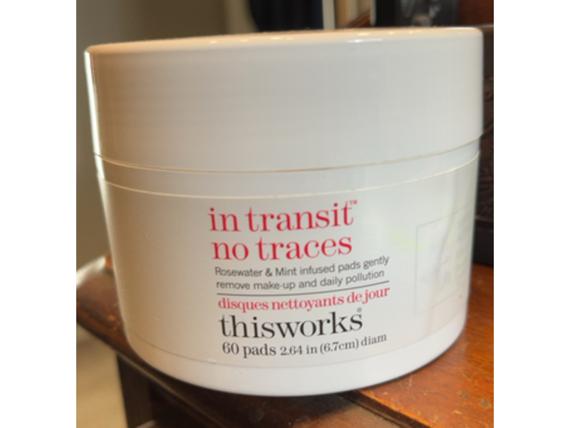 Thisworks In Transit No Traces, Rosewater & Mint, 60 Count
