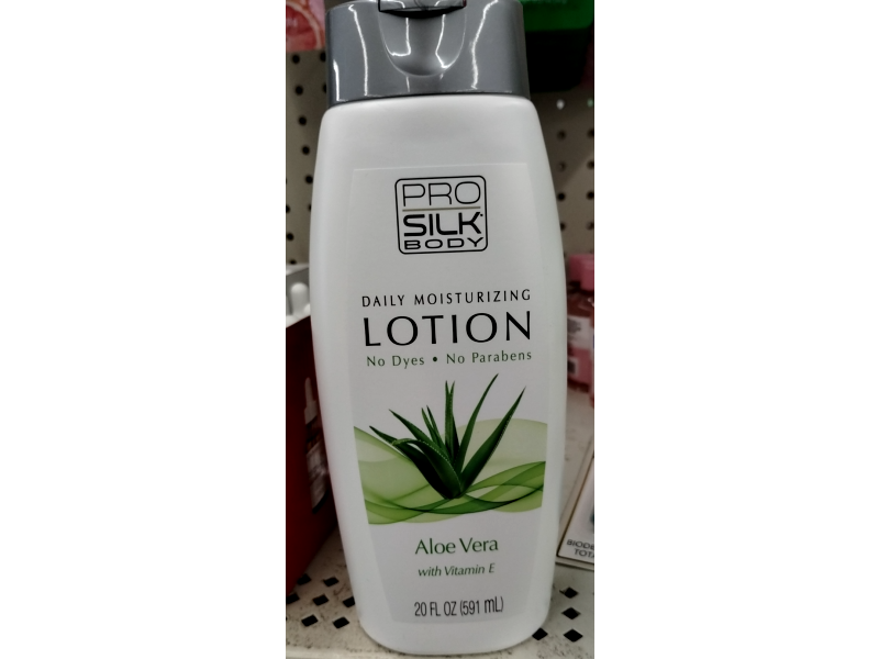 Pro Silk Body Daily Moisturizing Lotion, Aloe Vera, 20 fl oz/591 mL