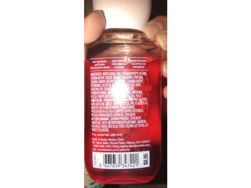 Bath & Body Works Body Wash, Strawberry Pound Cake, 3 fl oz/88 mL