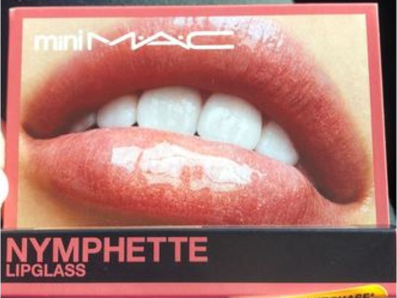 M.A.C Mini Lipglass, Nymphette, 0.08 oz/2.4 g