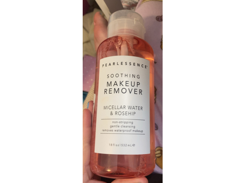 Pearlessence Soothing Makeup Remover, Micellar Water & Rosehip, 18 fl oz/532 mL
