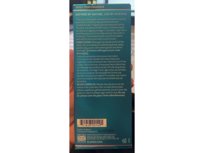 Elemis Pro - Radiance Hand & Nail Cream, 3.3 fl oz/100 mL