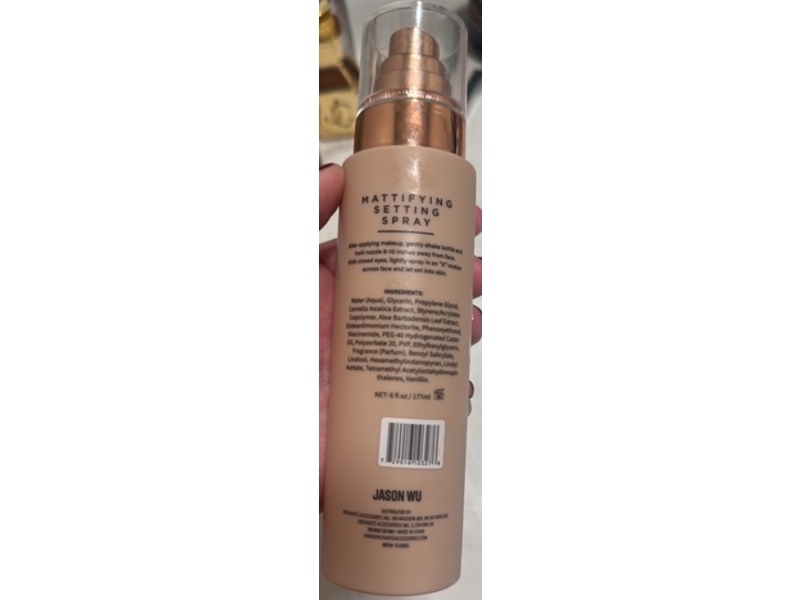 Jason Wu Mattifying Setting Spray, Niacinamide, 6 fl oz/177 mL