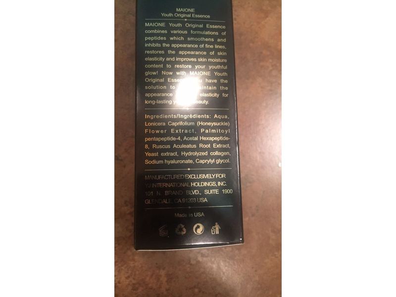 Maione Youth Original Essence, 120 mL Ingredients and Reviews