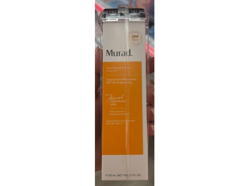 Murad Superactive Brightening Moisturizier Sunscreen, SPF 50, 1.7 fl oz/50 mL