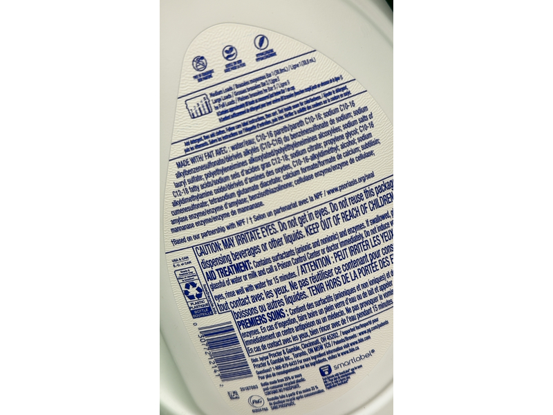 Tide Free & Gentle Laundry Detergent, 80 Loads, 105 fl oz/3.1 L