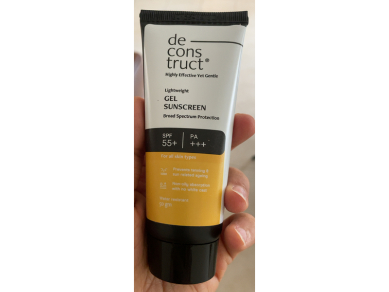 Deconstruct Lightweight Gel Sunscreen, SPF 55+ PA+++, 50