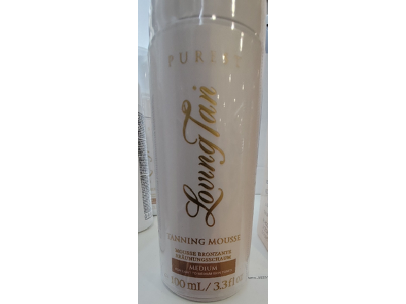Loving Tan Purest Tanning Mousse, Medium, 3.3 fl oz/100 mL