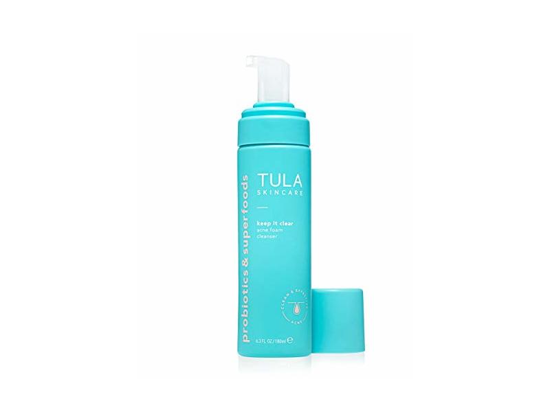 Tula Probiotic Skin Care Keep It Clear Acne Foam Cleanser, 6.3 fl oz/180 mL