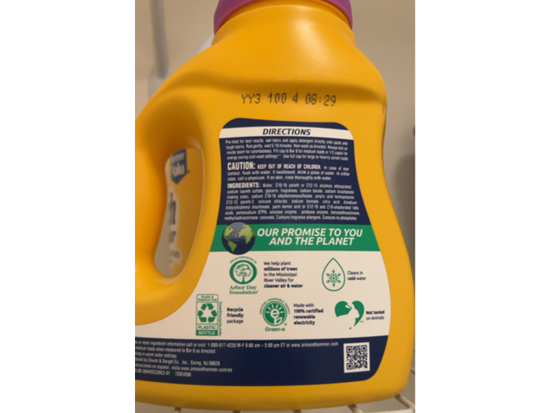 Arm & Hammer Plus Oxi Clean Oder Blaster, Burst, 25 Loads, 32.5 fl oz