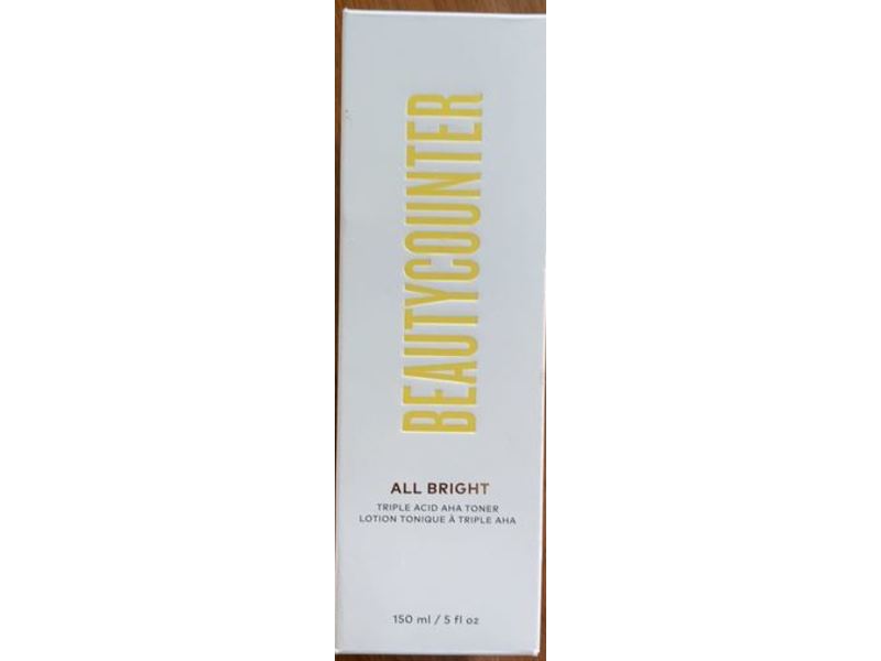 Beautycounter All Bright Triple Acid AHA Toner, 5 fl oz/150 mL