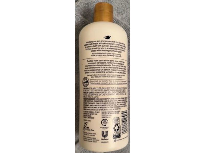 Dove Relaxing Care Bubble Bath, Lavender & Chamomile, 23 fl oz/680 mL