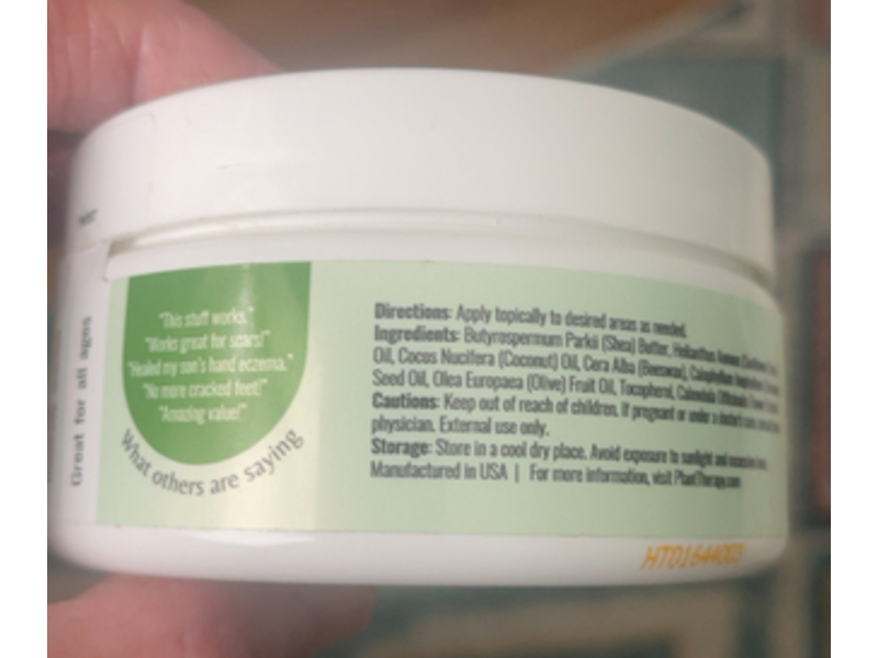 Plant Therapy Soothing & Moisturizing Healing Balm, Shea Butter & Calendula, 8 oz/227 g