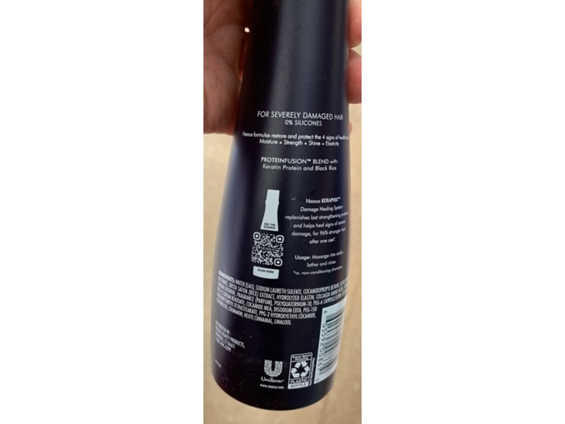 Nexxus Keraphix Shampoo, Keratin Protein & Black Rice, 8.5 fl oz/250 mL