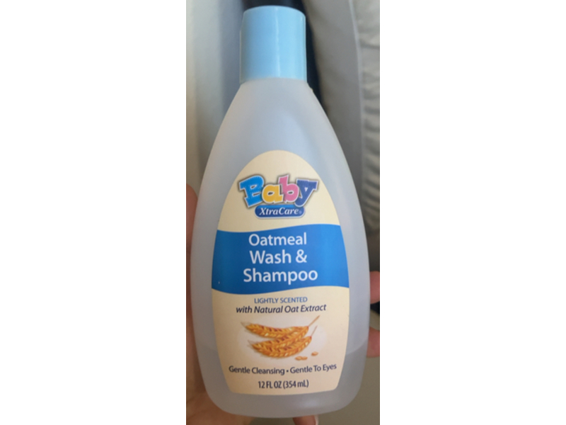 Xtracare Baby Wash & Shampoo, Oatmeal, 12 fl oz/354 mL