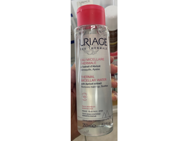 Uriage Eau Thermale Micellar Water Sensitive Skin, 8.4 fl oz/250 mL