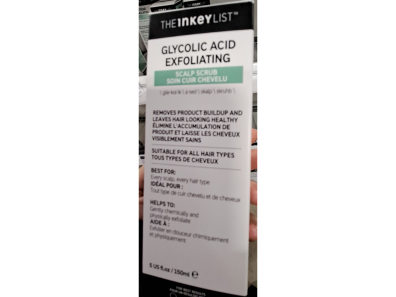 The Inkey List Glycolic Acid Exfoliating Scalp Scrub, 5 fl oz/150 mL