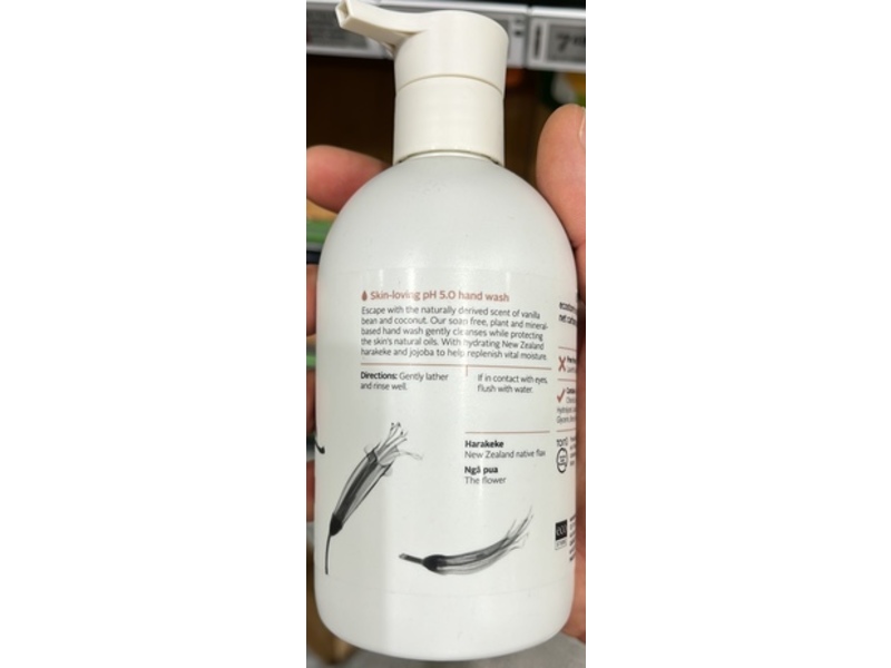 Ecostore Hand Wash, Vanilla Bean & Coconut, 10.1 fl oz/300 mL