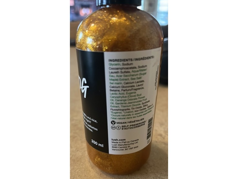 Lush Yog Nog Shower Gel, 250 mL
