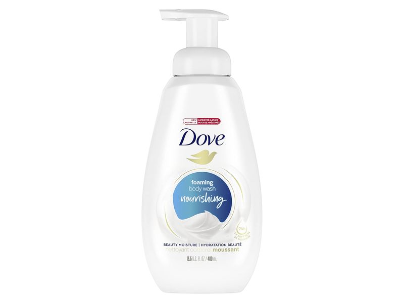 Dove Foaming Body Wash Nourishing, Beauty Moisture, 13.5 fl oz/400 mL