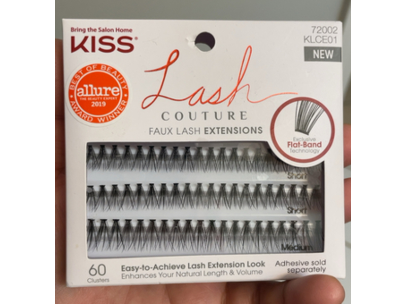 Kiss Lash Couture Faux Lash Extensions, Klce01, 60 Count, Pack Of 6