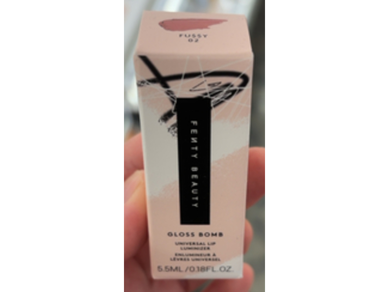 Fenty Beauty Gloss Bomb Universal Lip Luminizer, 02 Fussy, 0.18 fl oz/5.5 mL