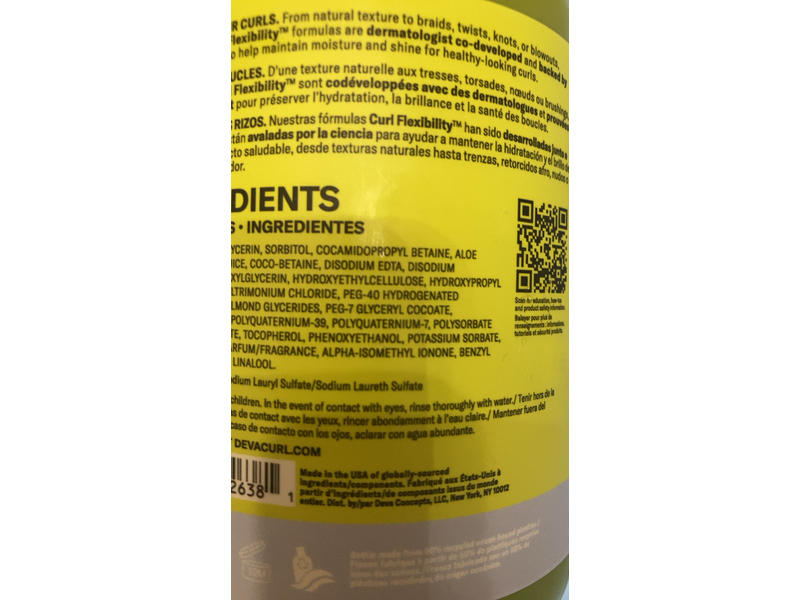 DevaCurl Low-Poo Delight Mild Lather Cleanser, Moisture, 32 fl oz/946 mL