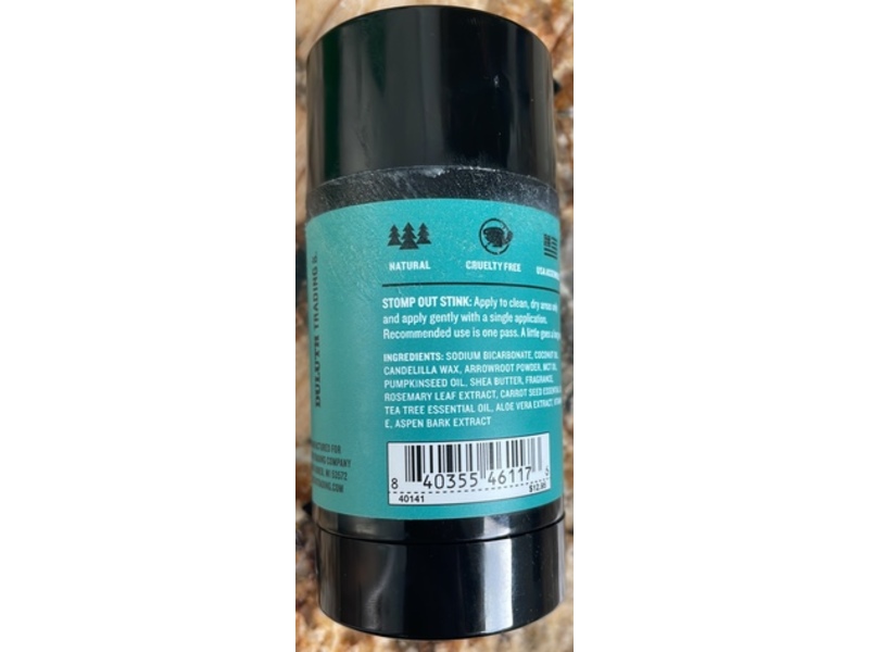 Duluth Trading Moose Lick Deodorant, Manly & Fresh, 3 oz/85 g