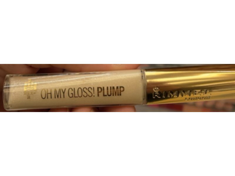 Rimmel London Volume & High Shine Oh My Gloss Plump, 800 Diamond Pop, 0.21 fl oz/6.5 mL
