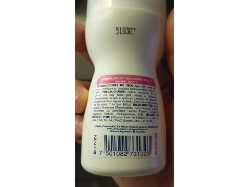 Nuvel Antiperspirant Deodorant, 55 mL