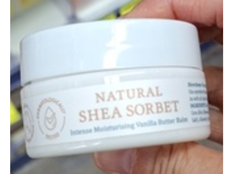 MooGoo Natural Shea Sorbet Vanilla Butter Balm, 1.76 oz/50 g