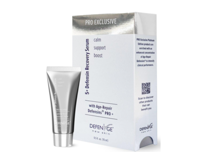 DefenAge 5+ Defensin Recovery Serum, Platinum, 0.5 fl oz/15 mL