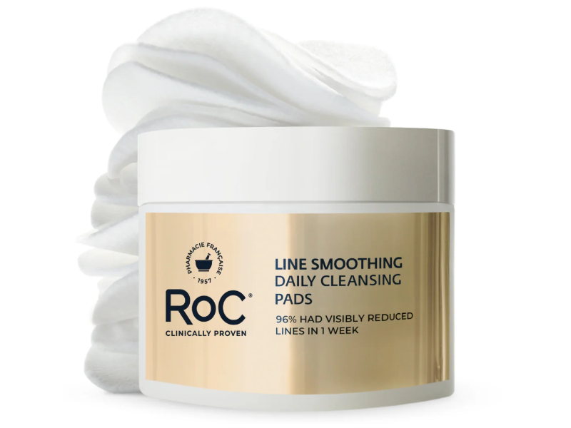 Roc Line Smoothing Daily Cleansing Pads, 28 Count