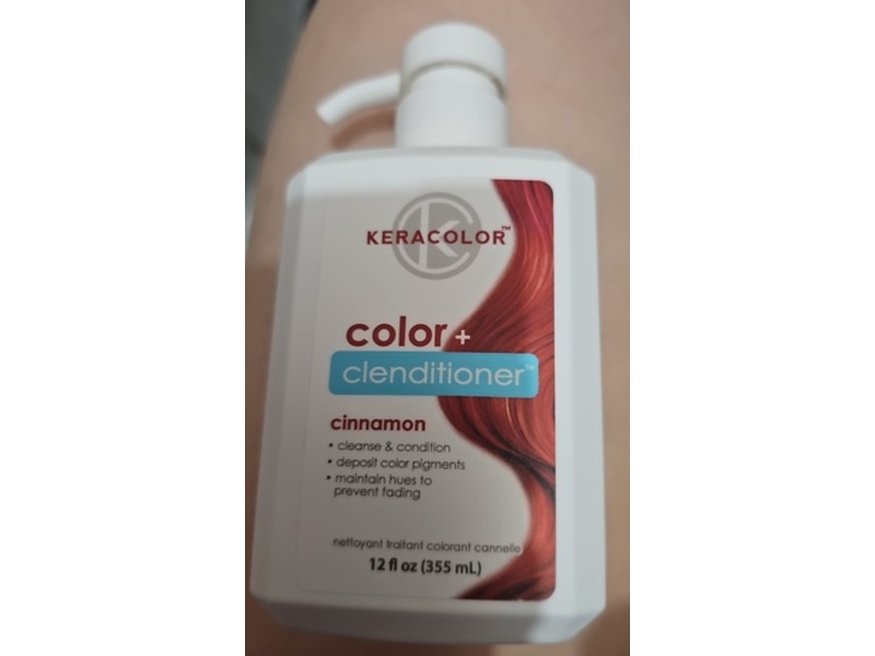 Keracolor Color + Clenditioner, Cinnamon, 12 fl oz/355 mL