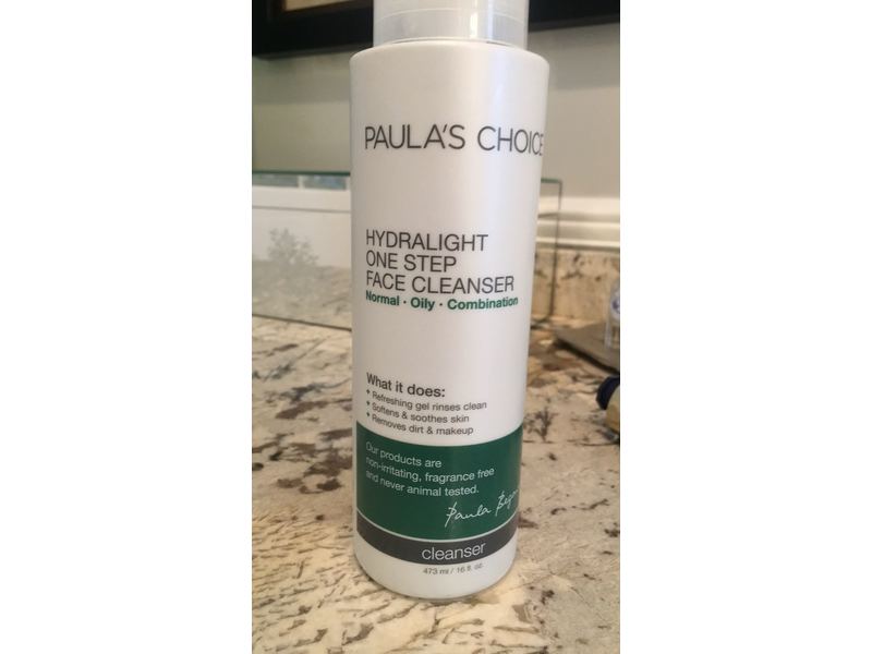 paula's choice hydralight one step face cleanser