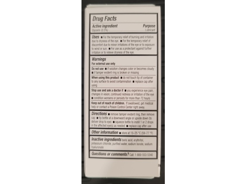 Blink Boost Dry Eye Lubricating Eye Drops, Extra Hydrating Relief, 0.34 fl oz/10 mL