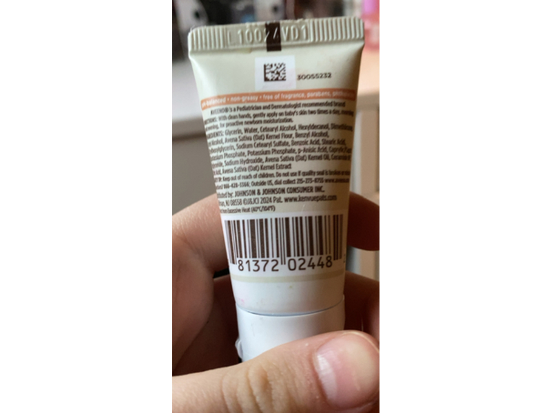 Aveeno Baby Daily Moisture Healthy Start Newborn Balm, 0.5 oz/14 g