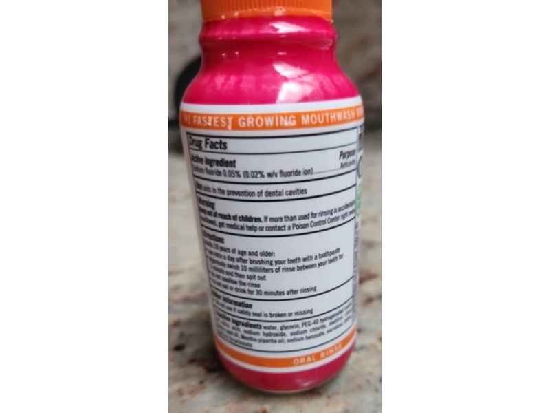 TheraBreath Anticavity Oral Rinse, Sparkle Mint, 3 fl oz/88.7 mL