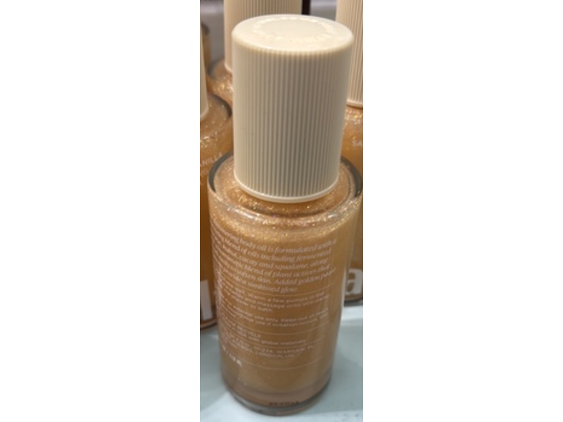 Saltair Shimmering Body Oil, Salt Water Vanilla, 4 fl oz/118 mL
