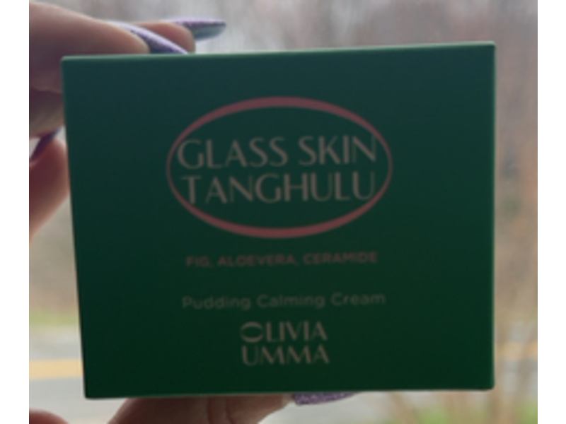Oliviaumma Glass Skin Tanghulu Pudding Calming Cream, Fig + Aloevera & Ceramid, 1.76 fl oz