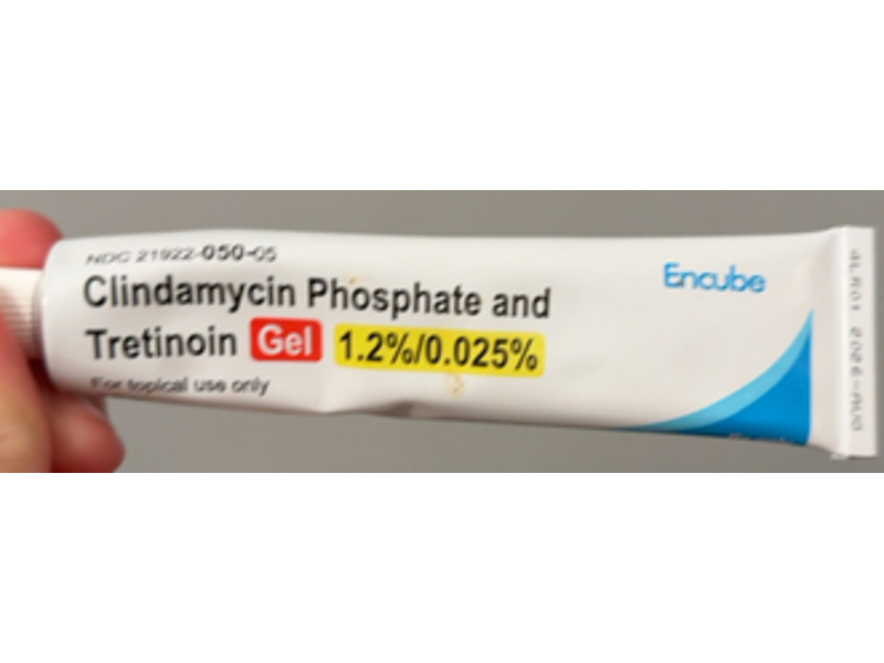 Clindamycin Phosphate and Tretinoin Gel 1.2%/0.025%, 30g, Encube (Rx)