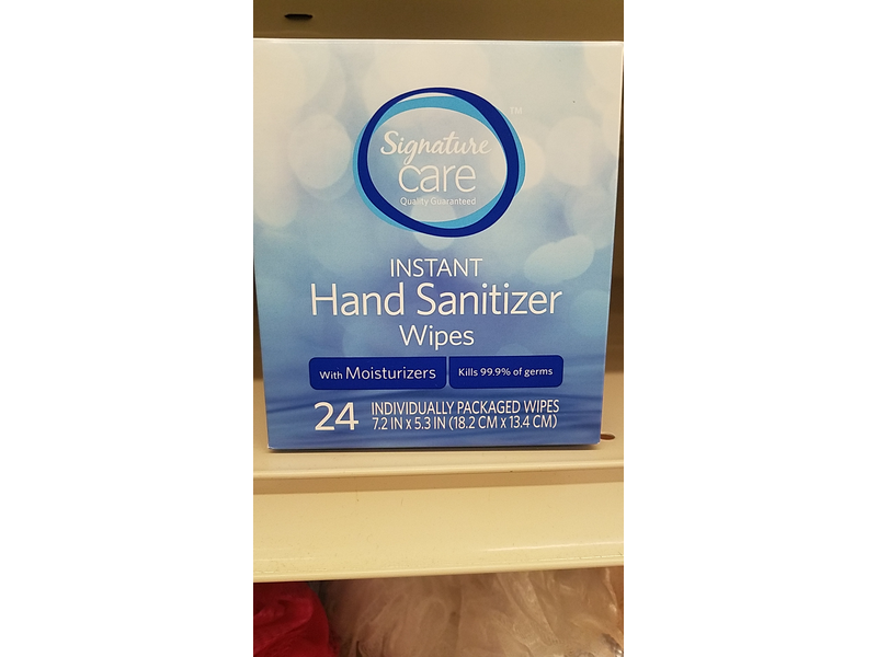 signature care baby wipes