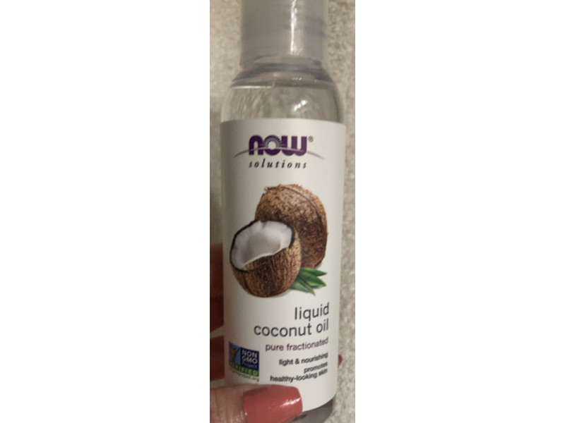 Now Solutions Liquid Coconut Oil, 4 fl oz/118 mL