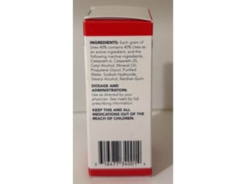 Urea Cream 40%, 1 oz/28.35 g, Laser Pharmaceuticals (Rx)