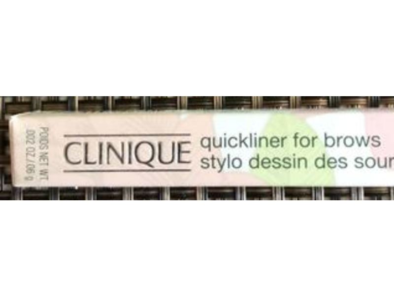 Clinique Quickliner Eyebrow Pencil, 04 Deep Brown, 0.02 oz/0.6 g