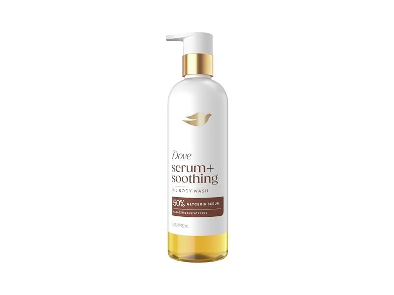Dove Serum+Shower Oil Body Wash, 15.3 fl oz/452 mL