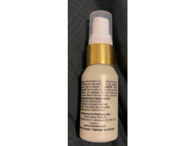 Redavid Orchid Oil Treatment Ultra Nourishing Anti Frizz Serum, 1 fl oz/30 mL