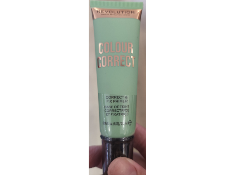 Revolution Beauty London Colour Correct Fix Primer, 0.95 fl oz/28 mL