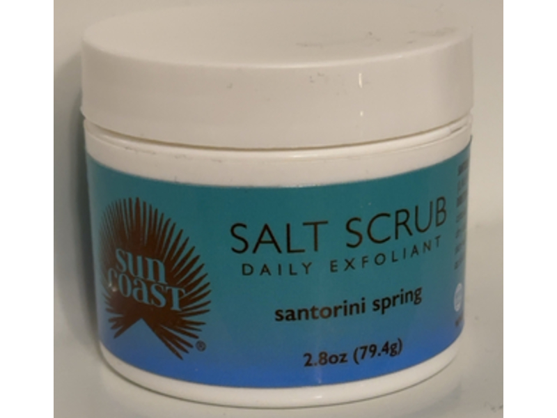 Sun Coast Salt Scrub Daily Exfoliant, Santorini Spring, 2.8 oz.79.4 g